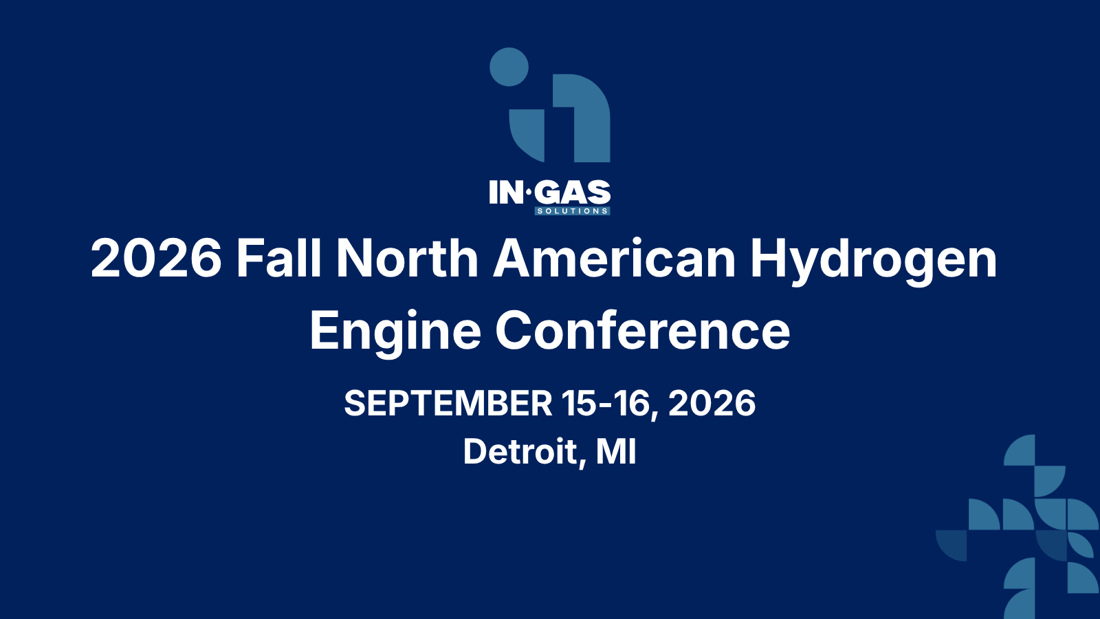 Fall North American Hydrogen Engine Conference