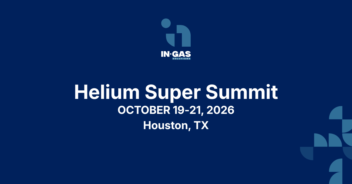 Helium Super Summit Feature Image with In-Gas Solutions Logo